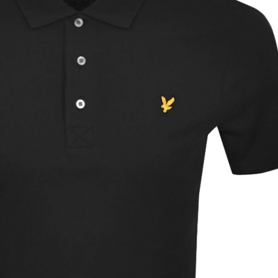 Lyle And Scott Short Sleeved Polo T Shirt Black